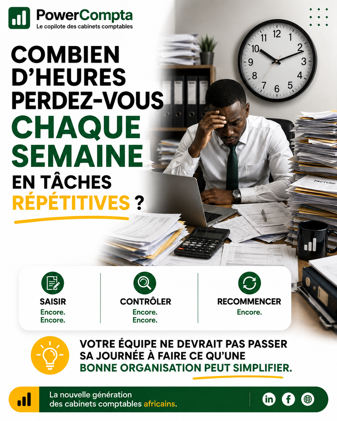 Combien d'heures perdez-vous en tâches répétitives ?