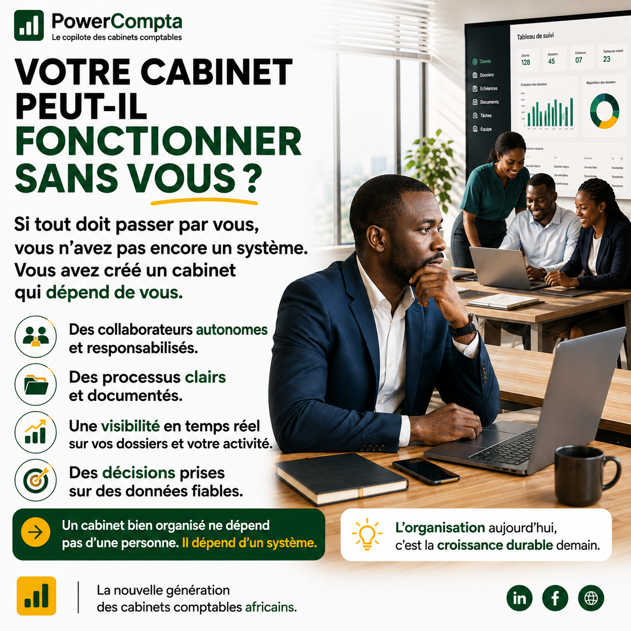 Votre cabinet peut-il fonctionner sans vous ?